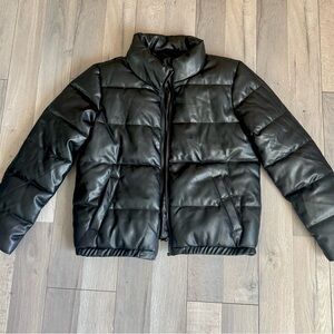 Sebby Black Quilted Outerwear